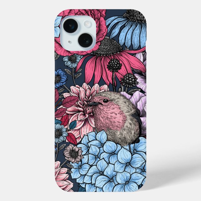 Coques Case-Mate iPhone Robins dans le jardin 3 (Verso)