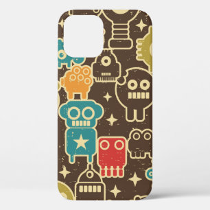 Case-Mate iPhone Case Robot et monstres motif moderne sans faille en arr