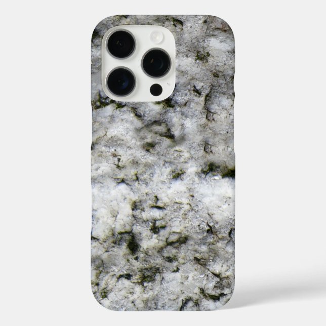 Coques Case-Mate iPhone Roche blanche en granit (Verso)