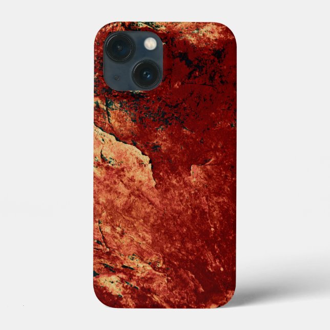 Coques Case-Mate iPhone Roche peinte en rouge (Verso)