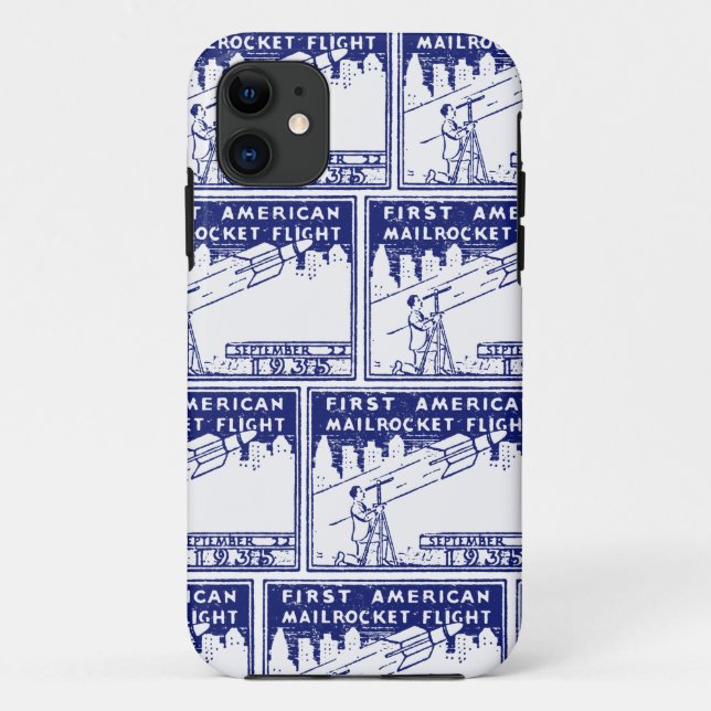Coques Case-Mate iPhone Rocket Mail américain 1935 (Dos)
