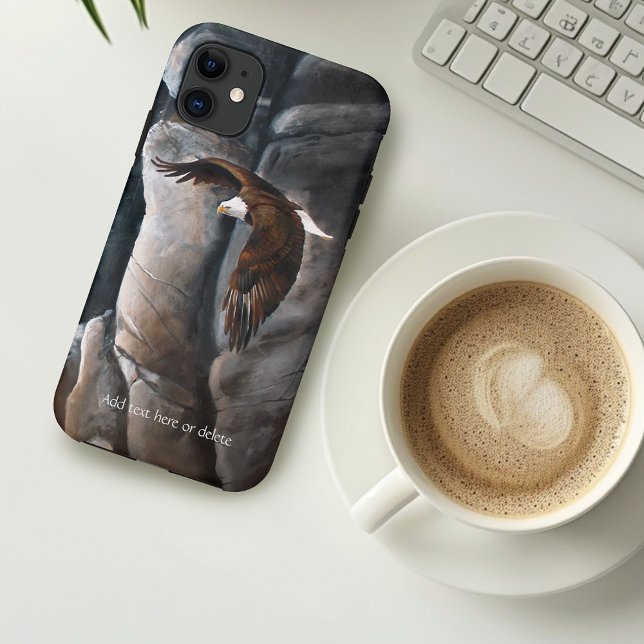 Coques Case-Mate iPhone Rocks de vol de Bald Eagle (Créateur téléchargé)