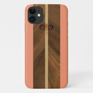Case-Mate iPhone Case Rocky Point Hawaiian Faux Wood Surboard