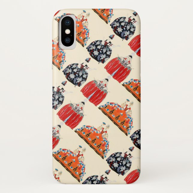 COQUES Case-Mate iPhone ROCOCO LADY ART DÉCO BEAUTÉ MODE COSTUME DESIGN (Dos)