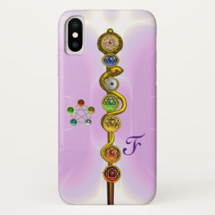 COQUE iPhone X   RODE D'ASCLEPIUS 7 CHAKRAS, YOGA, ÉNERGIE SPIRITUE