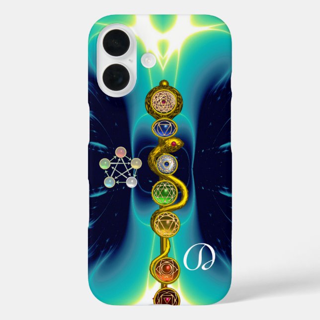 COQUES Case-Mate iPhone RODE D'ASCLEPIUS 7 CHAKRAS, YOGA, ÉNERGIE SPIRITUE (Verso)