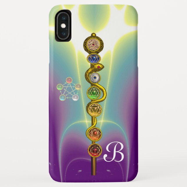 COQUES Case-Mate iPhone RODE D'ASCLEPIUS 7 CHAKRAS, YOGA, ÉNERGIE SPIRITUE (Dos)