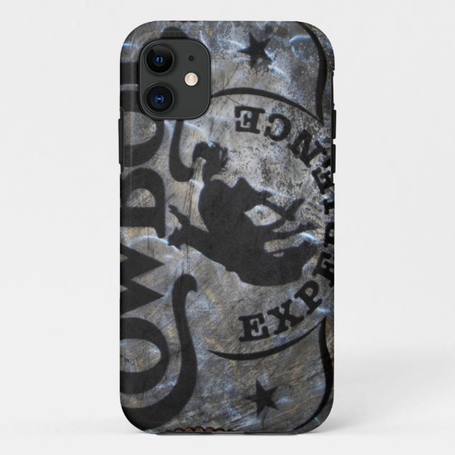 Coques Case-Mate iPhone Rodéo primitif de cowboy de cheval de pays (Dos)
