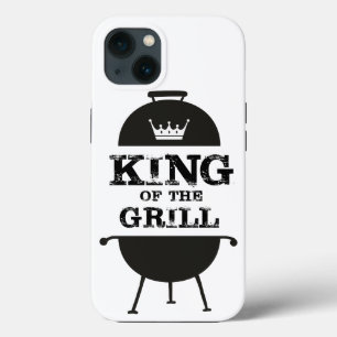 Case-Mate iPhone Case Roi Du Grill, Blanc Noir