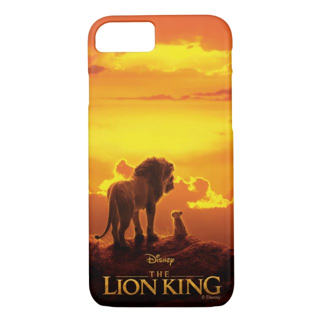 Coques Case-Mate iPhone Roi Lion| Mufasa & Simba au coucher du soleil (Dos)