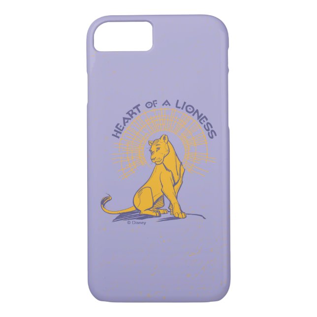 Coques Case-Mate iPhone Roi Lion| Nala "Coeur d'une lionne" (Dos)