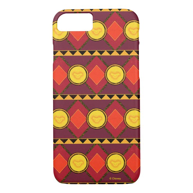 Coques Case-Mate iPhone Roi Lion| Simba Icon African Style Motif (Dos)