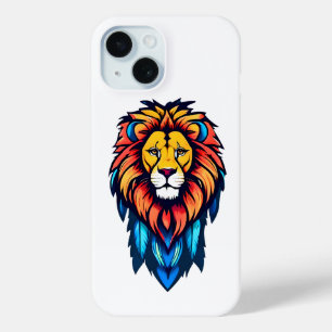 Coque Pour iPhone 15 Roi Lion, symbole du pourcentage