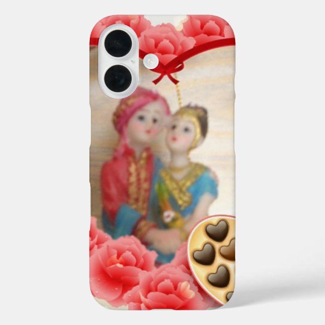 Coques Case-Mate iPhone Romantique Amour Coeur Art Imprimer (Verso)
