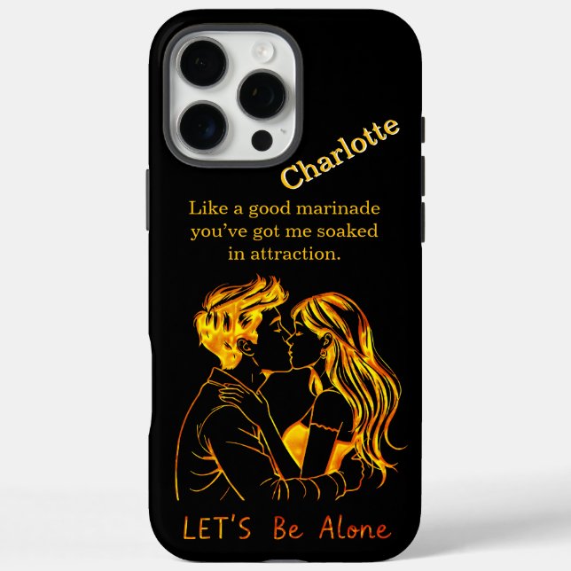 Coques Case-Mate iPhone Romantique de coeur pour Charlotte (Verso)