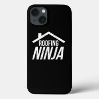 Roofer Design Funny Ninja Roofing Work Profession