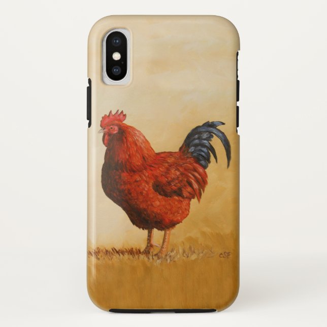 Coques Case-Mate iPhone Rooster chicken de Rhode Island (Dos)
