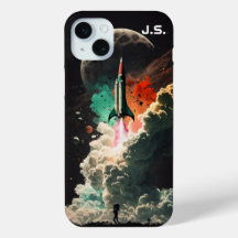 Roquette personnalisée vers la lune