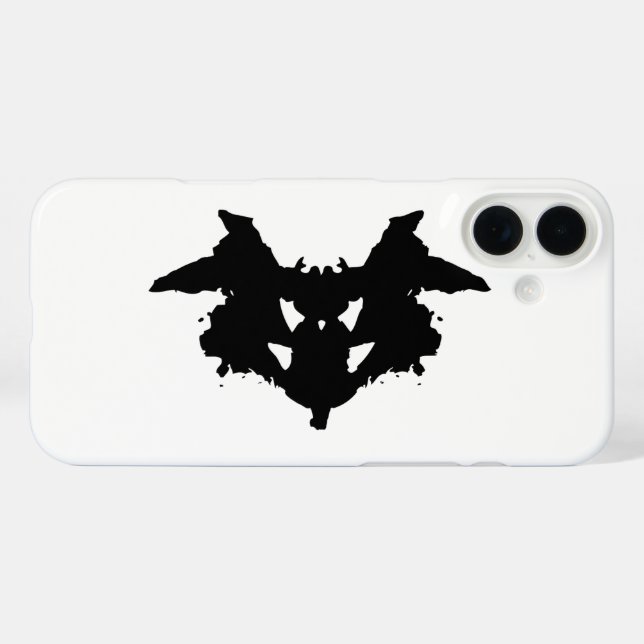 Coques Case-Mate iPhone Rorschach Inkblot (Verso (horizontal))