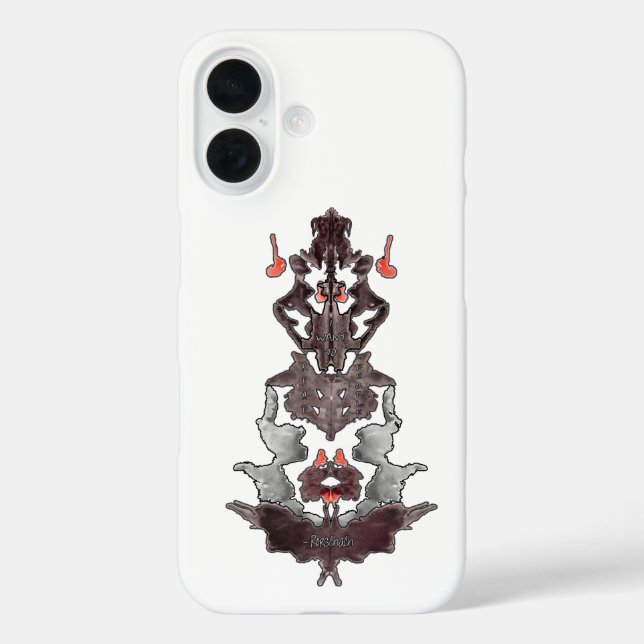 Coques Case-Mate iPhone Rorschach Veut Lire Les Gens (Verso)