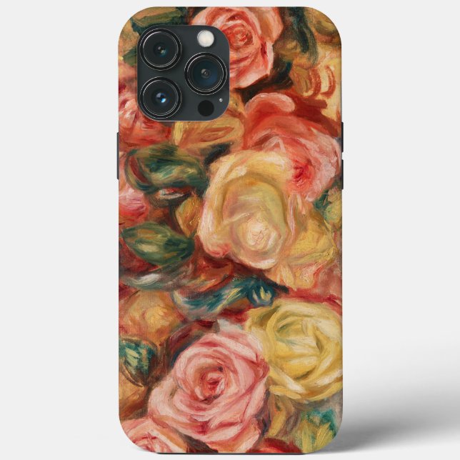 Coques Case-Mate iPhone Rose (1912) par Pierre-Auguste Renoir Art nouveau (Verso)