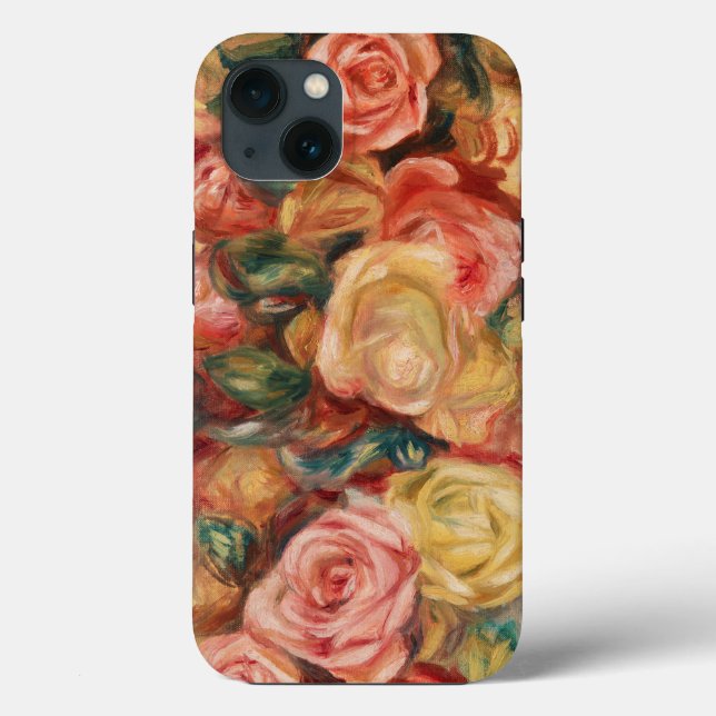 Coques Case-Mate iPhone Rose (1912) par Pierre-Auguste Renoir Art nouveau (Verso)