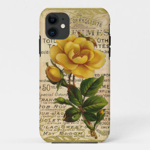 Coque iPhone 11 Rose antique
