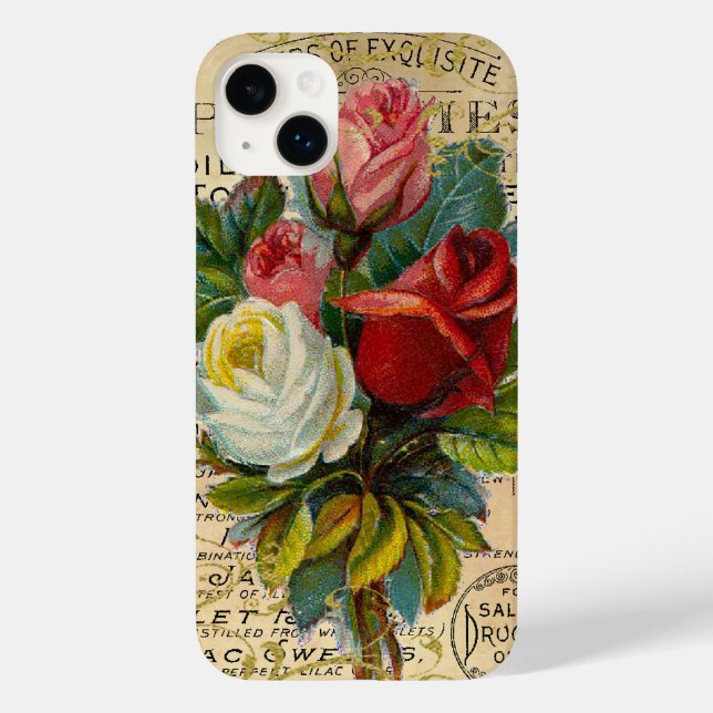 Coques Case-Mate iPhone Rose antique (Verso)