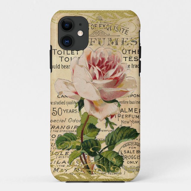 Coques Case-Mate iPhone Rose antique (Dos)