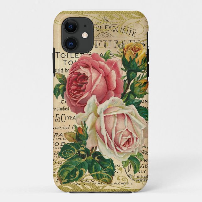Coques Case-Mate iPhone Rose antique (Dos)