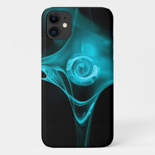 Etui iPhone Case-Mate Rose AQUA BLEU FRACTAL