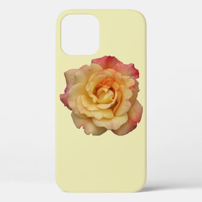 Coques Case-Mate iPhone Rose Beautiful Pink and Yellow Floral (Verso)