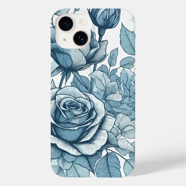 Coques Case-Mate iPhone Rose bleu (Verso)