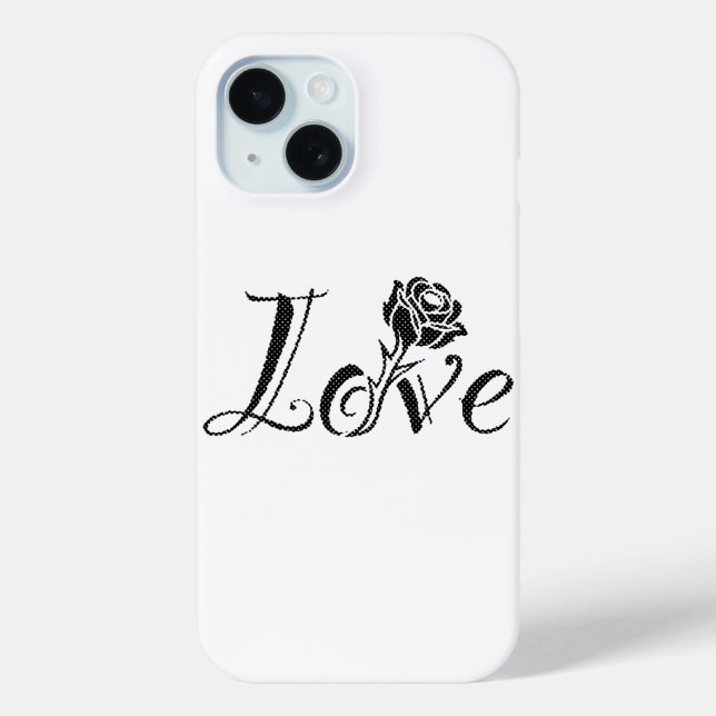 Coques Case-Mate iPhone Rose d'amour (Verso)