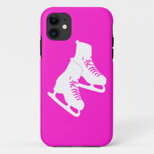 Coques Pour iPhone rose de patins de glace de l'iPhone 5