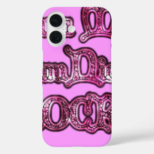 Coque Pour iPhone 16 Rose de roches de communication Hakuna Matata .png