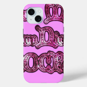 Coque Pour iPhone 15 Rose de roches de communication Hakuna Matata .png