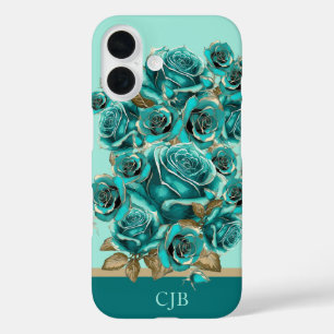Coque Pour iPhone 16 Rose de thé élégante personnalisée vintage iPhone