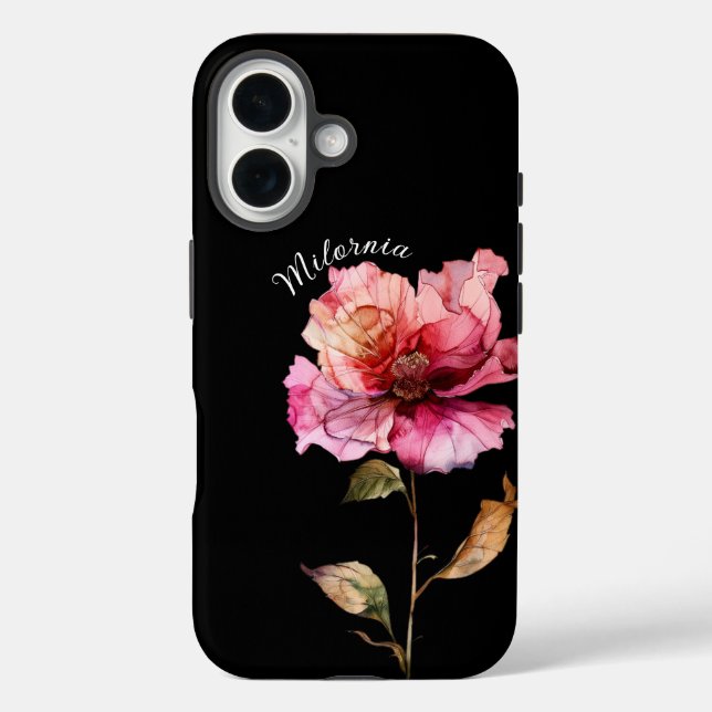Coques Case-Mate iPhone Rose délicat, personnalisation (Verso)