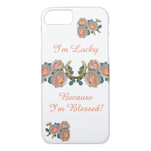 Case-Mate iPhone Case Rose en fer à cheval Lucky & Blessational Inspirat