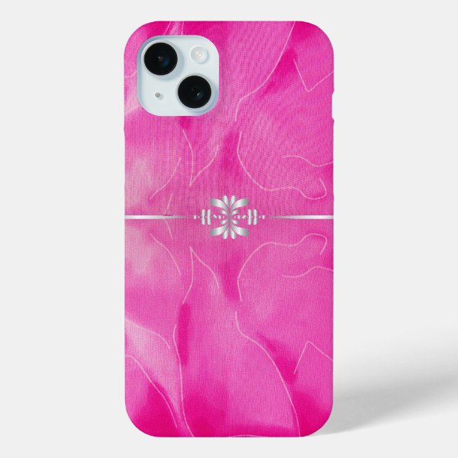 Coques Case-Mate iPhone Rose et argent chaud (Verso)