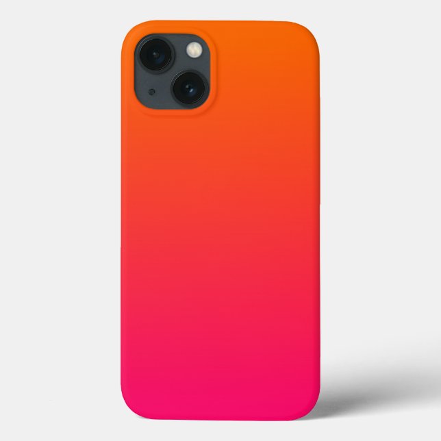 Coques Case-Mate iPhone Rose et orange ombré (Verso)