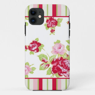 Etui iPhone Case-Mate Rose et rayures