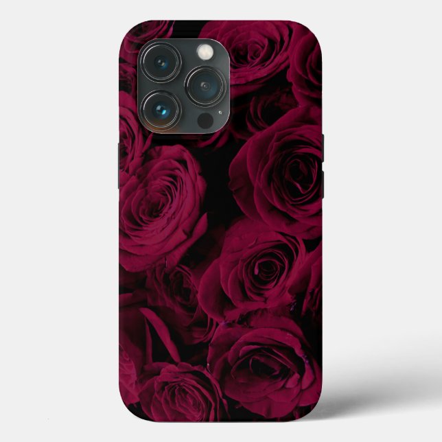 Coques Case-Mate iPhone Rose foncé magenta rouge bordeaux (Verso)