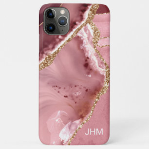 Case-Mate iPhone Case Rose Gold Agate Moderne