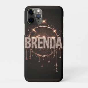 Case-Mate iPhone Case Rose Gold “Brenda” Éclat Paillettes Dégoulinantes