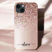 Rose Gold - Parties scintillant rose pâle Nom du m