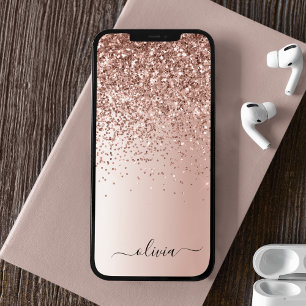 Case-Mate iPhone Case Rose Gold - Parties scintillant rose pâle Nom du m