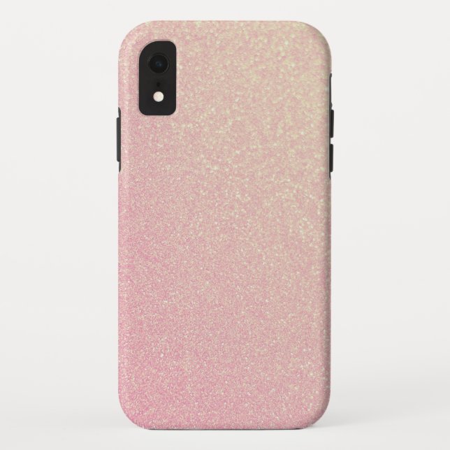 Coques Case-Mate iPhone Rose Gold Rose Parties scintillant Bling (Dos)