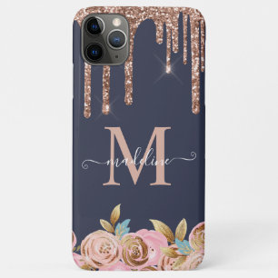 Case-Mate iPhone Case Rose Gold Sparkle Parties scintillant de Monogram